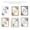 thumbnail image 3 of Koyal Wholesale Light Blue and Navy Blue Roses Wedding Signs Bundle 30 Set for Ceremony, Reception Decor, 30-Pack, 3 of 5