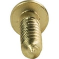thumbnail image 3 of #9 x 5/8" Round Head Wood Screws, Solid Brass, Slotted Drive, Partially Threaded, Quantity 50, 3 of 6
