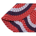 thumbnail image 3 of Better Trends 40" x 60" Tri-Circle Braided Rug 100% Polypropylene Durable and Stain Resistant Reversible Indoor Area Utility Rug, Country Stripe Collection - Americana Stripe, 3 of 4