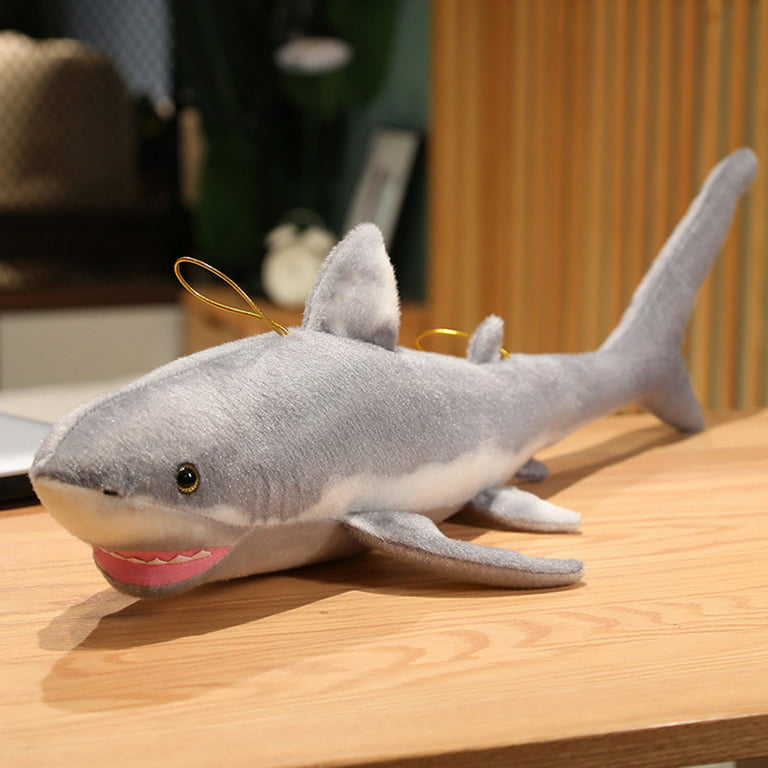 LIWEN Shark Plush Pillow - Soft Touch, Realistic Animal Doll Plushies  Companion for Sofa Cushion, Giant Shark Toy Stuffed Animal Sea Doll Pillow  