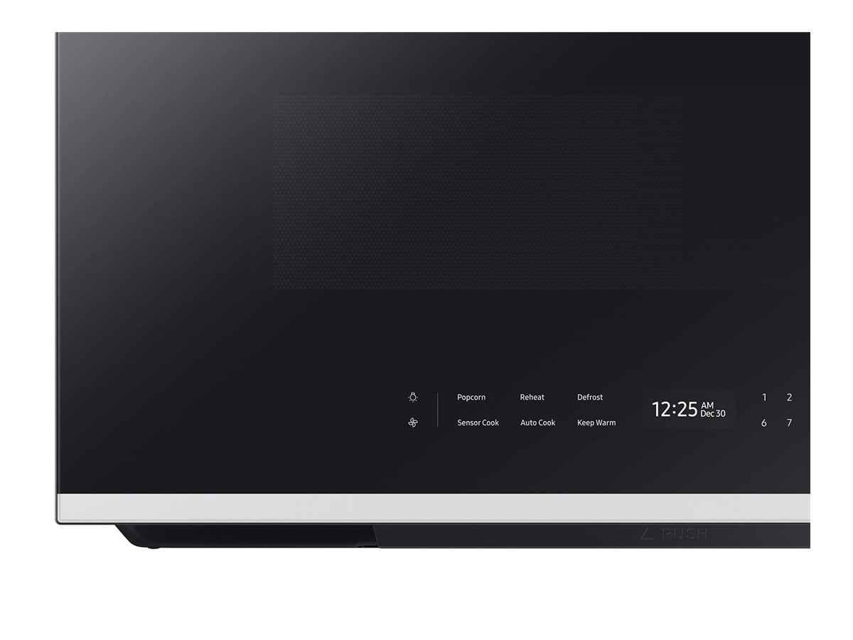 Samsung ME21DB670012 2.1 Cu. Ft. White Glass Over-the-Range Microwave