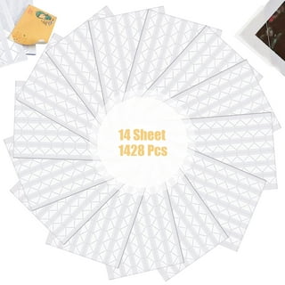 Photo Corners 400 Pcs Clear Self-Adhesive Picture Mounting Corner Stickers for DIY Scrapbook, Album, Journal, 400 pcs/pack.