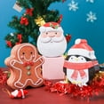 thumbnail image 5 of Christmas special-shaped tin box Santa Claus candy storage tin box gift box, 5 of 5