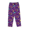 thumbnail image 4 of Daiia Retro 80s Style Women's Sleep Pant with Pockets and Drawstring,Pajama Pants-XX-Large, 4 of 9