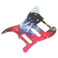 thumbnail image 4 of Guitar Pickguard, Bias Screw Hole Environmentally Friendly Better Interference Resistant Guitar Guard Front Plate PVC  For Instrument, 4 of 8