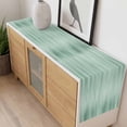 thumbnail image 4 of Green Table Runner - 48 Inch Long, Kitchen Dining Table Runner Dresser Scarves, Modern Abstract Art Ombre Striped Farmhouse Decor for Coffee Tables Wedding Party Banquet, 4 of 8