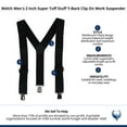 thumbnail image 4 of Welch  2 Inch Super Tuff Stuff Y-Back Clip On Work Suspender (Men), 4 of 4