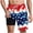Blue#mens swimtrunks with liner, variant on Flag Mens Swim Trunks Drawstring Waist Quick-Dry Swimwear Shorts Patriotic Beachwear Pants for Summer Pool & Vacation Blue,M