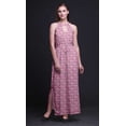 thumbnail image 5 of Bimba Floral Ladies Sleeveless Long Print Maxi Dress with Side Slits Summer Wear-Medium, 5 of 6