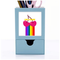 thumbnail image 1 of Yo apoyo a transexuales LGTB Rainbow Tarjeta de clip de pluma del gestor de suministros de oficina, 1 of 3