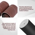 thumbnail image 4 of NUAHRHY 20Pcs Sanding Drum Kit Robust Electric Drill Sanding Rods with Handheld Rubber Sanding Drums Various Sizes Flexible Use Sanding Rods Sanding Rings Kit for Glass, 4 of 8