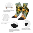 thumbnail image 5 of Naloa Retro Warm Lemon Flower Ankle Socks for Women Non Slip Socks No Show Socks Classic Low Cut Casual Socks Casual Socks, 5 of 7