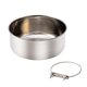 thumbnail image 1 of Cuenco de agua para jaula de perrera, cuencos de acero inoxidable con cierre rápido para perro y gato, 1 of 5