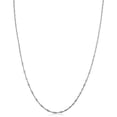 thumbnail image 1 of Collier Chaîne en Or Blanc 14 Carats (1mm, 30 Pouces), 1 of 2