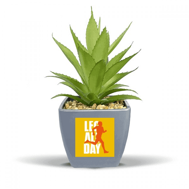 Moving Body Human Time Art Deco Fashion Fake Pineapple Flower Pot Vase Mini Decor