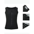 thumbnail image 7 of YouLoveIt Mens Slimming Neoprene Vest Zipper Waist Trainer Sweat Sauna Vest Weight Loss Tummy Slimming Workout Body Shaper Corset, 7 of 7