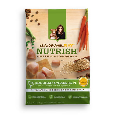 Rachael Ray Nutrish pour chien naturel nourriture, réel poulet et légumes Recette, 6 lbs