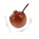 thumbnail image 2 of MERRYHAPY 1Jgo Frasco De Almacenamiento Para Especias De Madera Con Marrón, 2 of 6