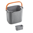 thumbnail image 4 of Panier à Linge avec Poignée pour Usage Domestique Gris, 4 of 14