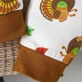 thumbnail image 5 of HCNTES Baby Boy Winter Clothes Christmas Baby Boy Dress Outfit Newborn Baby Boy Coming Home Outfit Western Cowboy Clothes Boots Print Short Sleeve Romper Long Pants With Hat Set 0 3 6 9 12 18 Months, 5 of 9