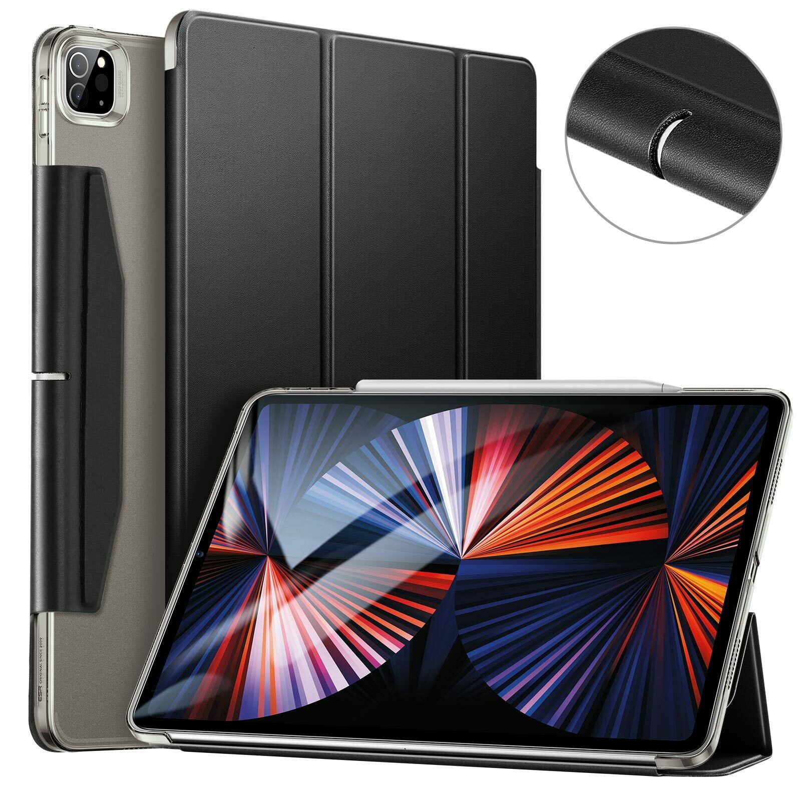 ESR Trifold Case Compatible with iPad Pro 12.9 inch 2022 and 2021 ( 6th