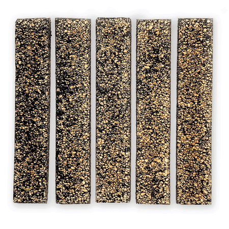 Kirk McCullough Cut-Down Duck Call Rubberized Cork Strip Set 5-Pack 4 Inch x 3/4 x 1/4
