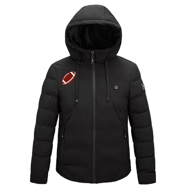 RKSTN Heated Jacket Winter Plus Size Windproof Drawsting Jacket for Men and Women,USB Intelligent Constant Temperature Heated Hooded Jackets Coat with 4 Heated Levels (No Battery)