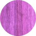 thumbnail image 1 of Ahgly Company Indoor Round Abstract Purple Contemporary Area Rugs, 7' Round, 1 of 4