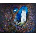 thumbnail image 2 of Bell, Bill 23x20 White Modern Wood Framed Museum Art Print Titled - The Fairie Castle, 2 of 4