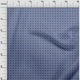 thumbnail image 3 of oneOone Velvet Medium Blue Fabric Geometric Craft Projects Decor Fabric Printed By The Yard 58 Inch Wide, 3 of 4