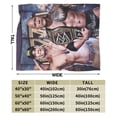 thumbnail image 2 of W-W-E Blanket, Super Soft Throw Blanket For Wrestling Fans, Cozy Flannel Blankets, Warm Blankets For Couch Sofa Bed, 60"X50", 2 of 8