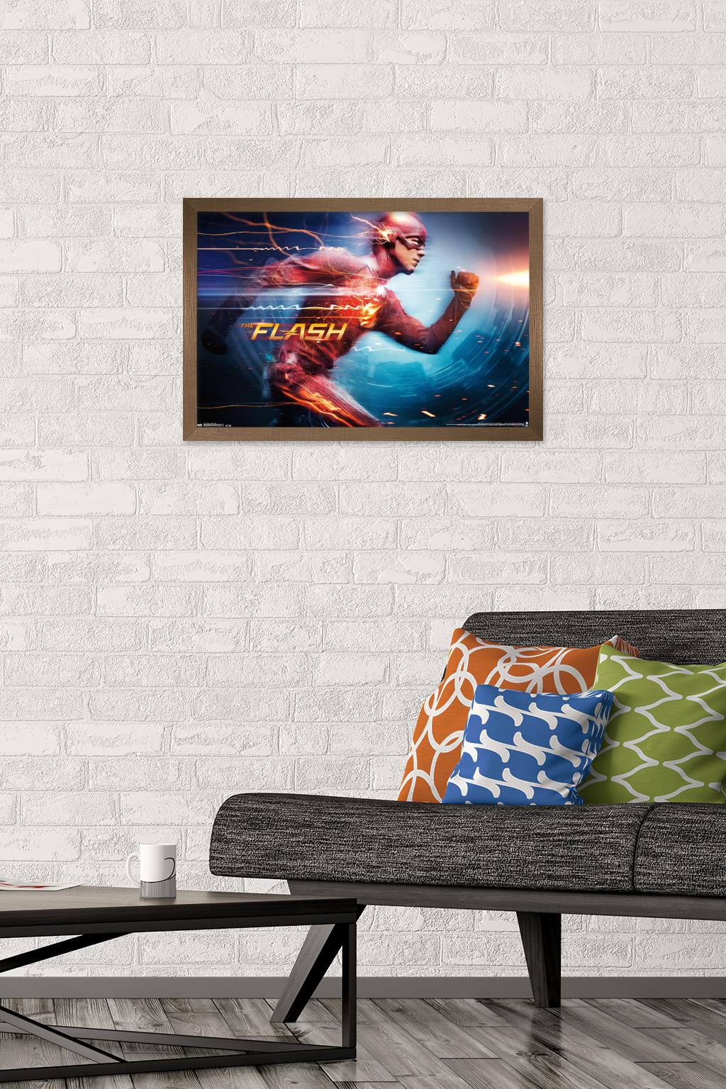 DC Comics TV - The Flash - Speed Force Wall Poster, 14.725" x 22.375", Framed