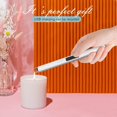 thumbnail image 2 of Electric Arc Windproof Lighter Flameless USB Rechargeable Lighter with Safety Lock for Candle BBQ Camping (Silver), 2 of 7