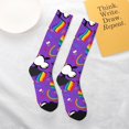 thumbnail image 6 of Bingfone Compression Socks for Women and Men Long Socks for Running Athletic Cycling Nurse-Rainbow Lgbt Penguin, 6 of 8