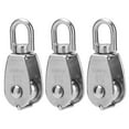 thumbnail image 4 of Rigging Lifting Wheel, Single Pulley Block Rope Traction Cable Loading 360° Rotation  For Heavy Objects For Crane For Gym Equipment M15,M25, 4 of 8