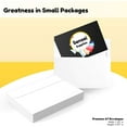 thumbnail image 5 of Sensei Supplies Self Sealing Invitation Envelopes 5x7 for Wedding Baby Shower Graduation, White 110-Pack, 5 of 7
