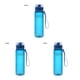 thumbnail image 5 of Botella de agua Billuyoard Taza de plástico portátil A prueba de fugas Azul 400ML, 5 of 6