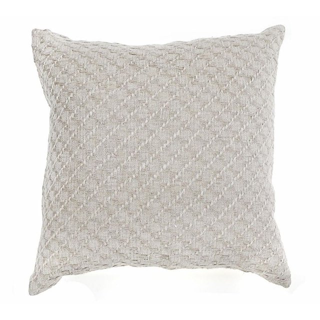 Coton Coussin Jacquard 22 X 22 - Ensemble De 2