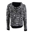 thumbnail image 2 of DKNY Womens Sumatra Half Zip Hoodie,Black,Medium, 2 of 2