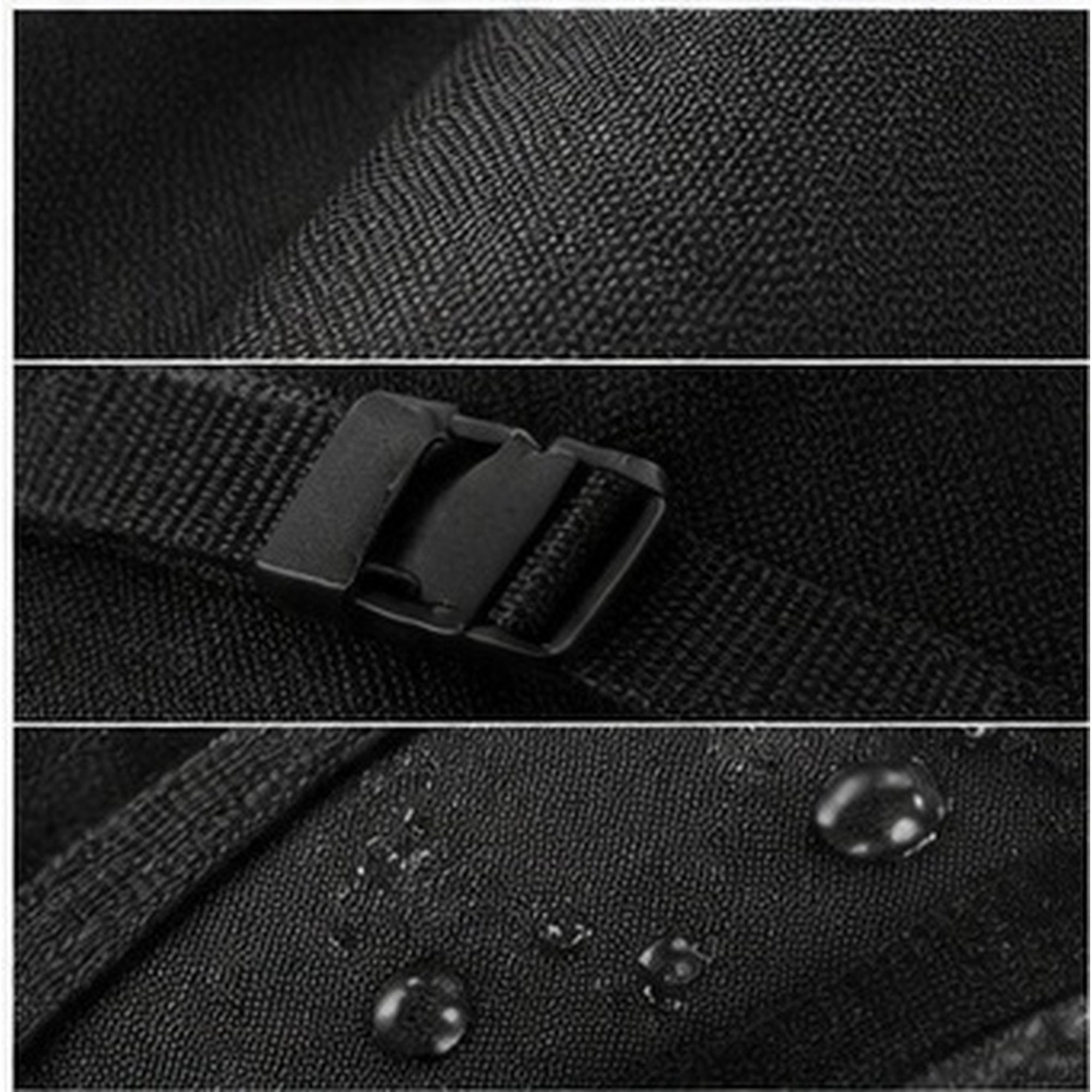 FENGGUIQU 1Pair Leg Gaiters for Outdoor Protection Black Adjustable Durable and Lightweight
