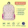 thumbnail image 4 of Wildkin Kids 16 Inch Backpack for Boys and Girls (Pink and Gold Stars), 4 of 8
