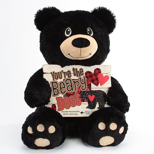 Valentine's day gift jumbo candy black bear - Walmart.com - Walmart.com