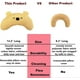thumbnail image 4 of 100% Cotton 14" x 6.3" Large Pet Pillow for Cat Head Pillow, Cat and Dog Pillow for Cat Mattress and Small Dog Puppy Indoor (Green), 4 of 4