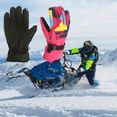 thumbnail image 4 of Invierno al aire libre montar motocicleta flor costura antideslizante cálido invierno frío guantes de esquí MFZFUKR CPB-US-XD381-1, 4 of 5