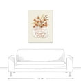 thumbnail image 3 of Creative Products Welcome Floral Pumpkin 30 x 40 Canvas Wall Art, 3 of 4