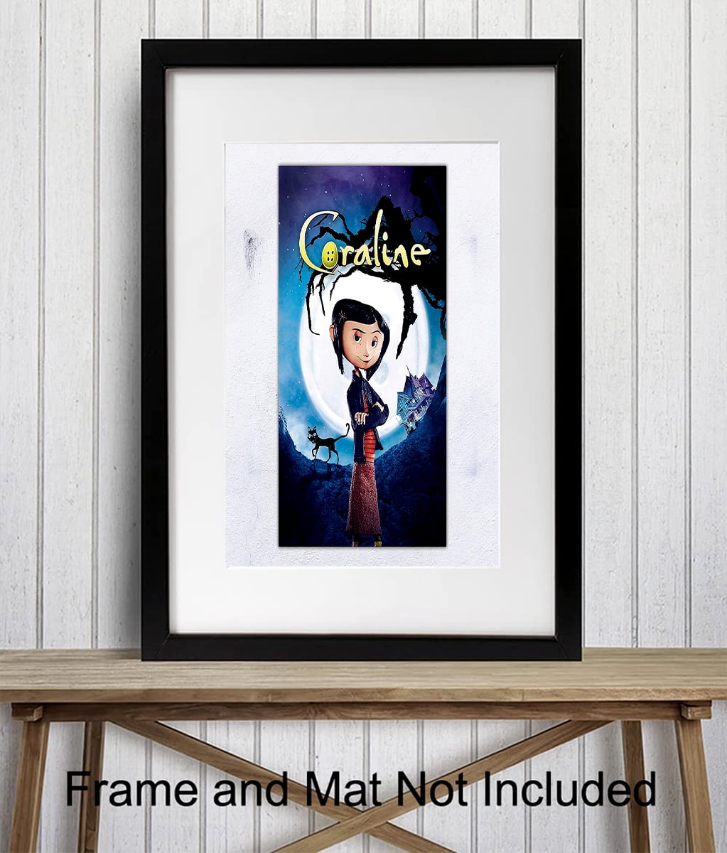 Coraline Movie Poster Wall Decor Frameless Gift 12 x 18 inch(30cm x 46cm) 