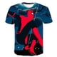 thumbnail image 1 of Marvel Kids Casual Tracksuit Spiderman Short Sleeves Cartoon Tee Boys Super Hero Clothes Outfits Children Iron Man Tops+Pants14T Gong Bohan LED, 1 of 2