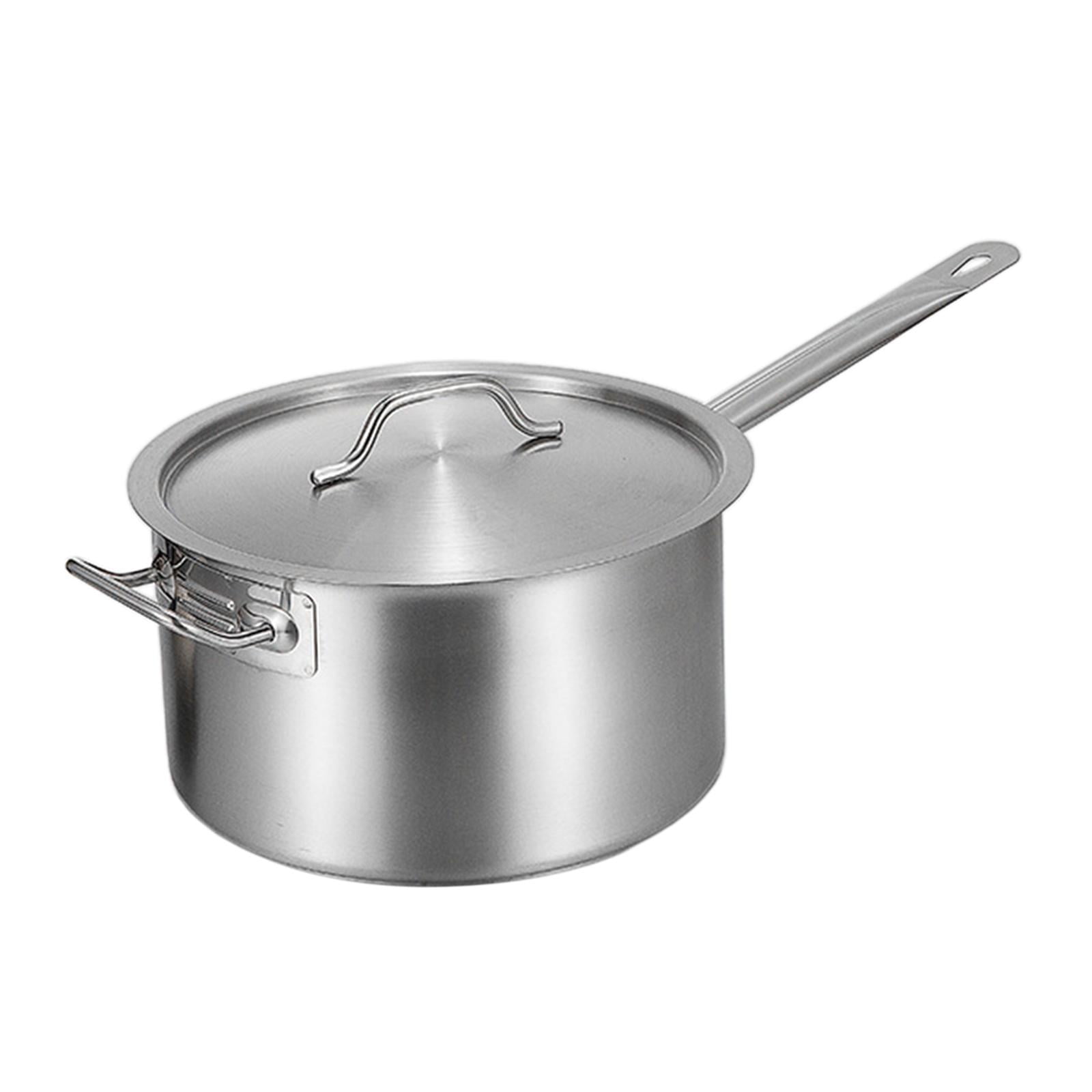 Stainless Steel Saucepan with Glass Lid, Professional Sauce Pan Milk P –  1981Life