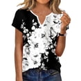 thumbnail image 3 of TaTaai Women's Easter Printed T-Shirt Short Sleeve Crew Neck Fitted Spring Summer Base Layer Tee Daily Casual Work Party Vacation Gift, 3 of 7