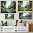 thumbnail image 4 of Designart "Tree Redwood Natures Forest II" Tree Redwood Floater Framed Canvas Wall Art, 4 of 7